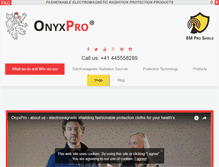 Tablet Screenshot of onyxpro.com